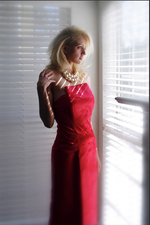 red dress