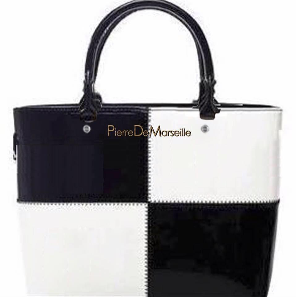 black white bag